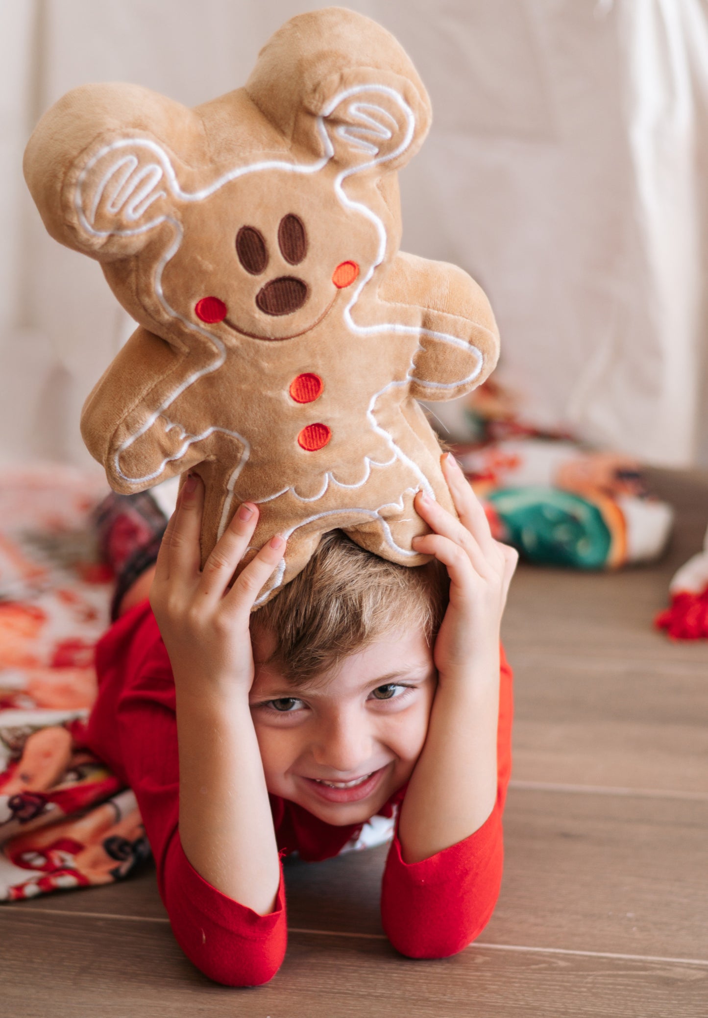 Gingerbread Minnie plush cushion 30 cms
