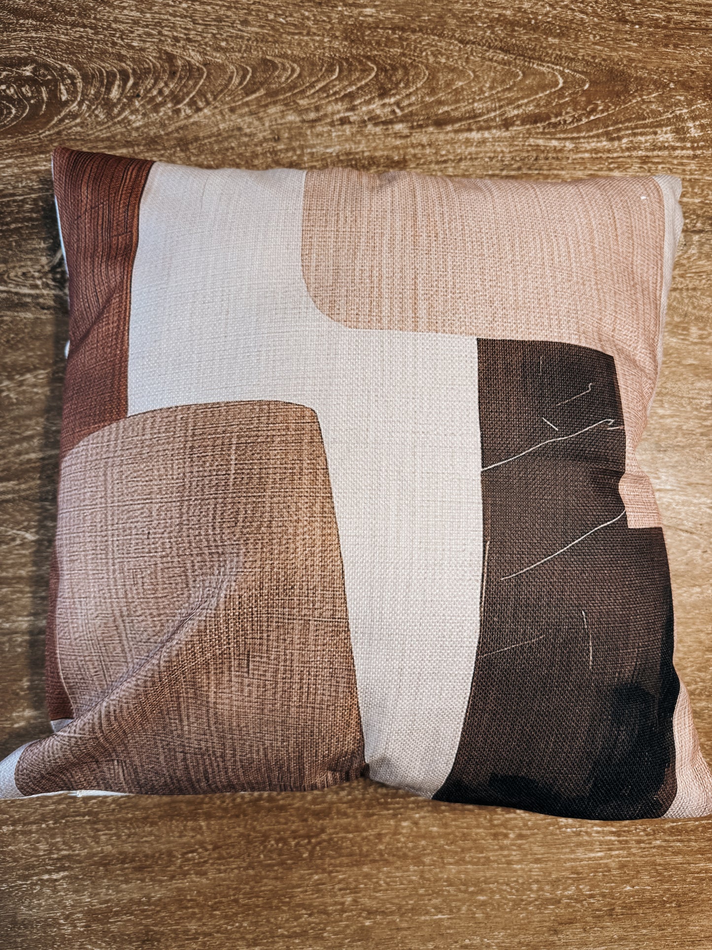 Abstract Block Cushion 45 × 45 cm – Includes Inner