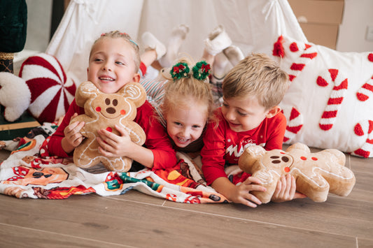 Mickey & Gingerbread Christmas Throw