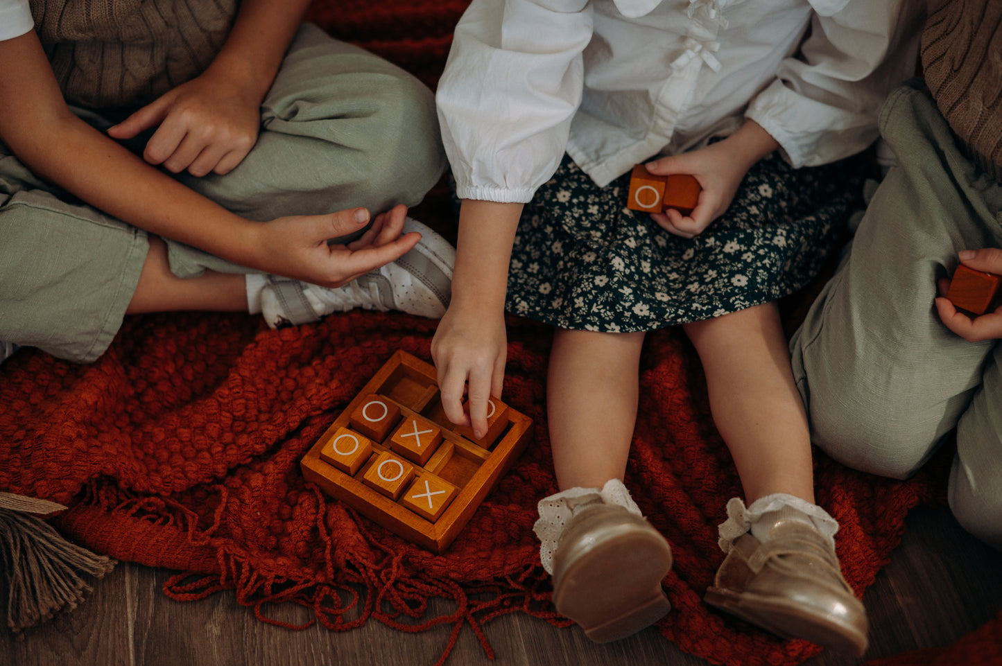 Wooden Tic-Tac-Toe Game