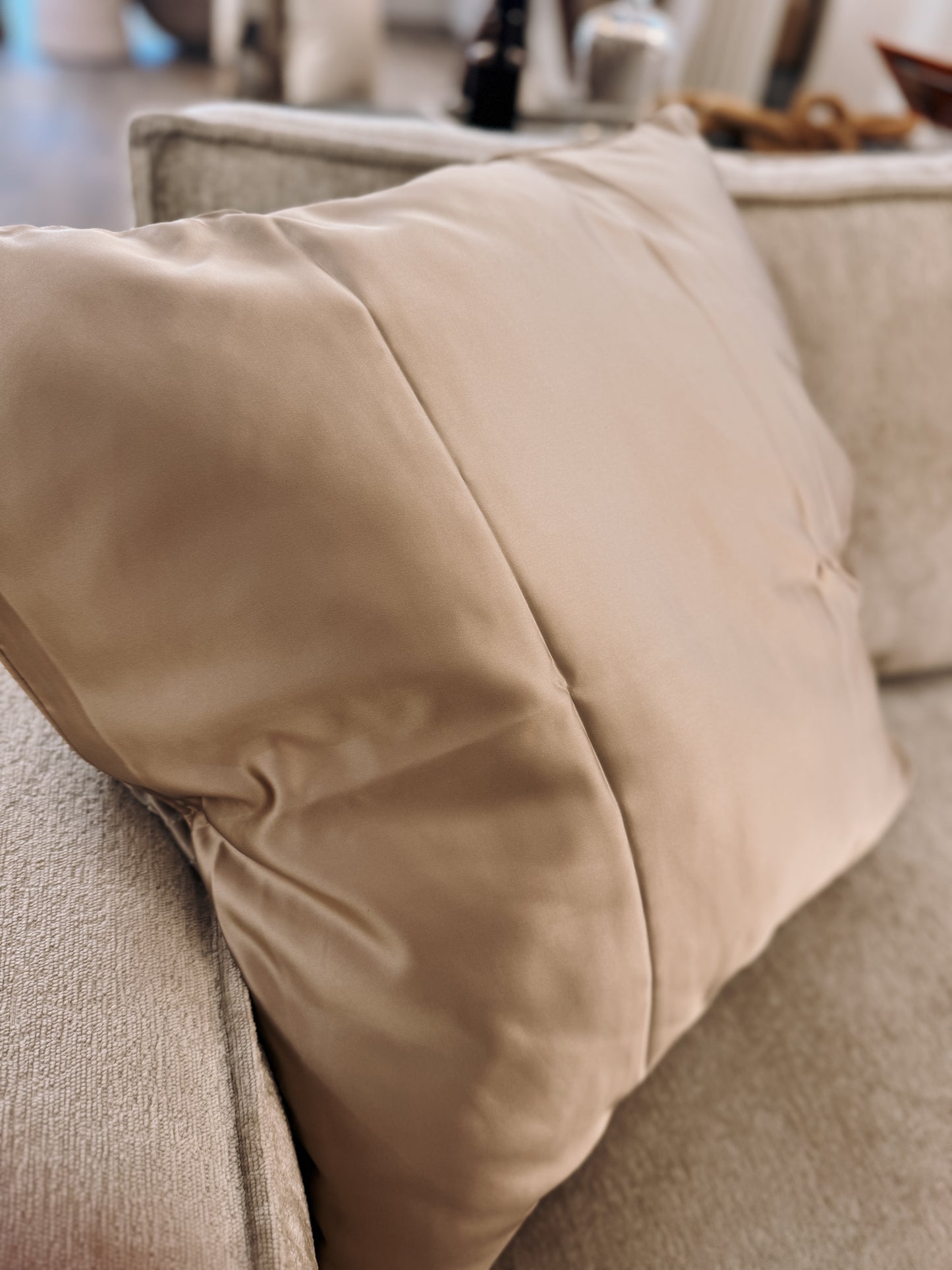 Luxe Champagne Cushion