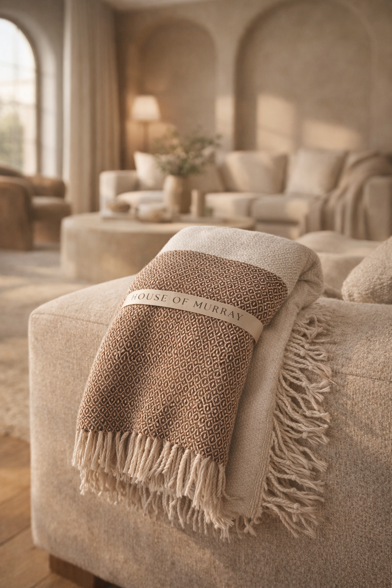 Woven Diamond Throw