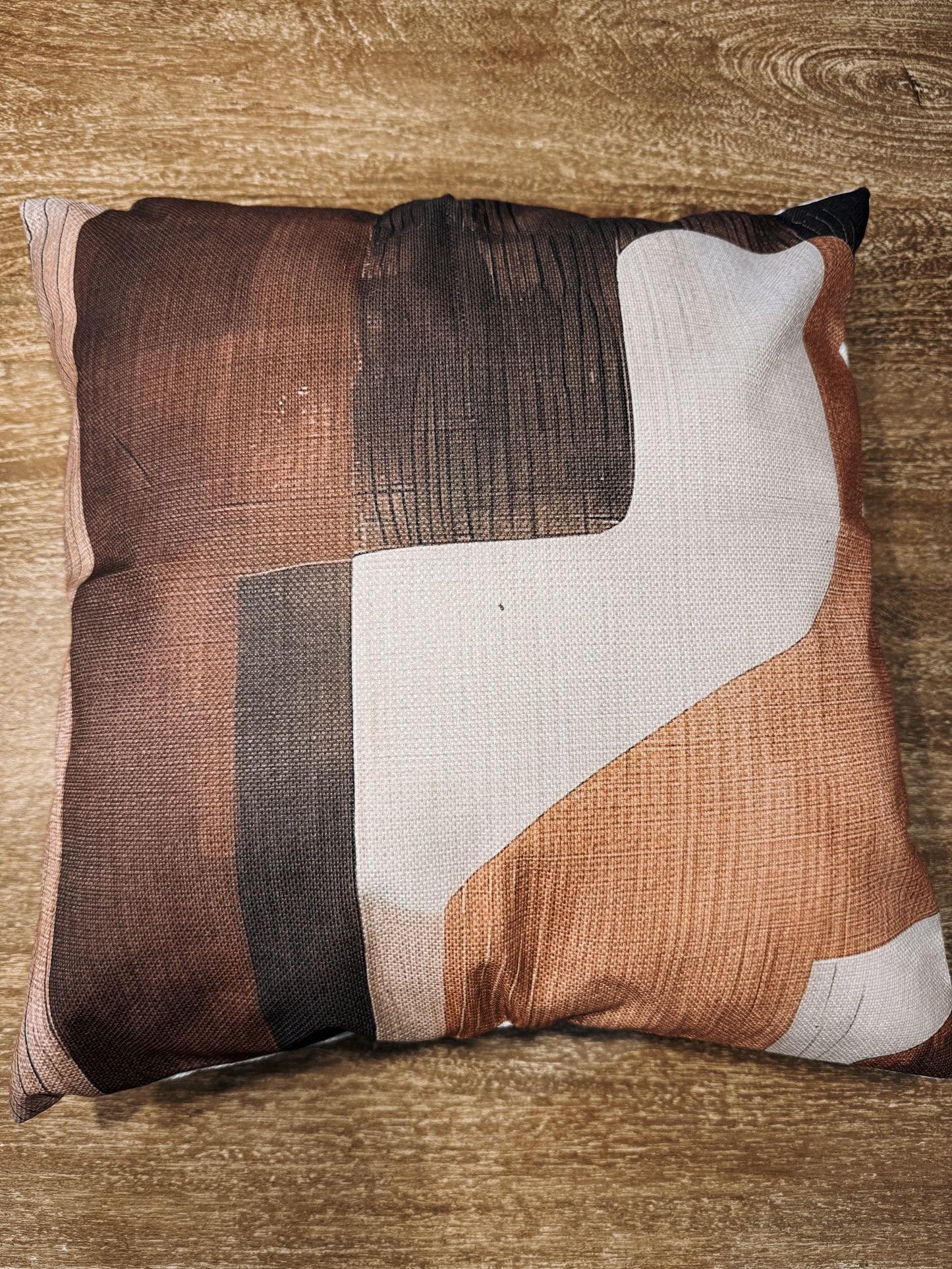 Abstract Block Cushion 45 × 45 cm – Includes Inner