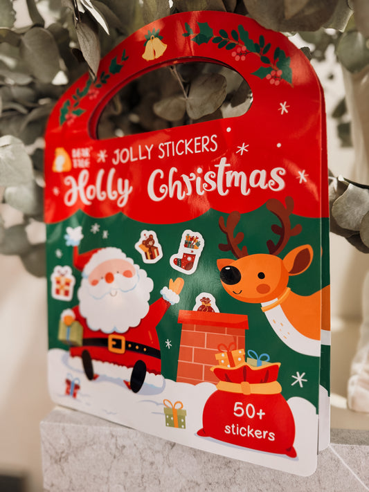 Jolly Stickers Christmas Activity Book – Over 50 Stickers!