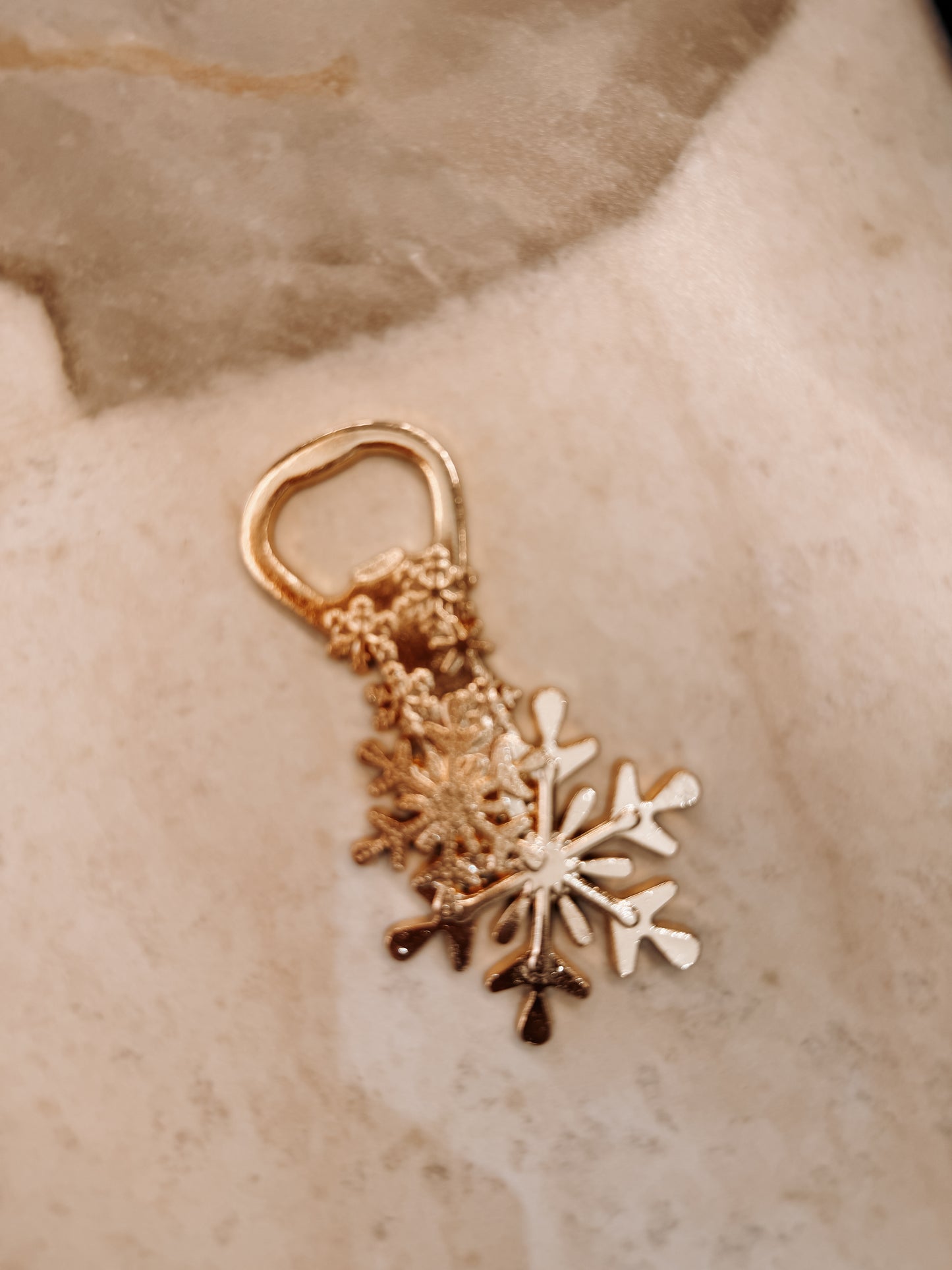 Snowflake Bottle Opener in Gift Bag