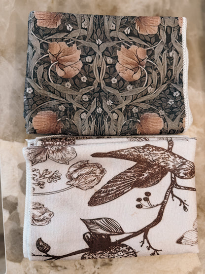 Pack of 2 Tea Towels | Botanical & Woodland Print