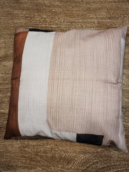 Abstract Block Cushion 45 × 45 cm – Includes Inner