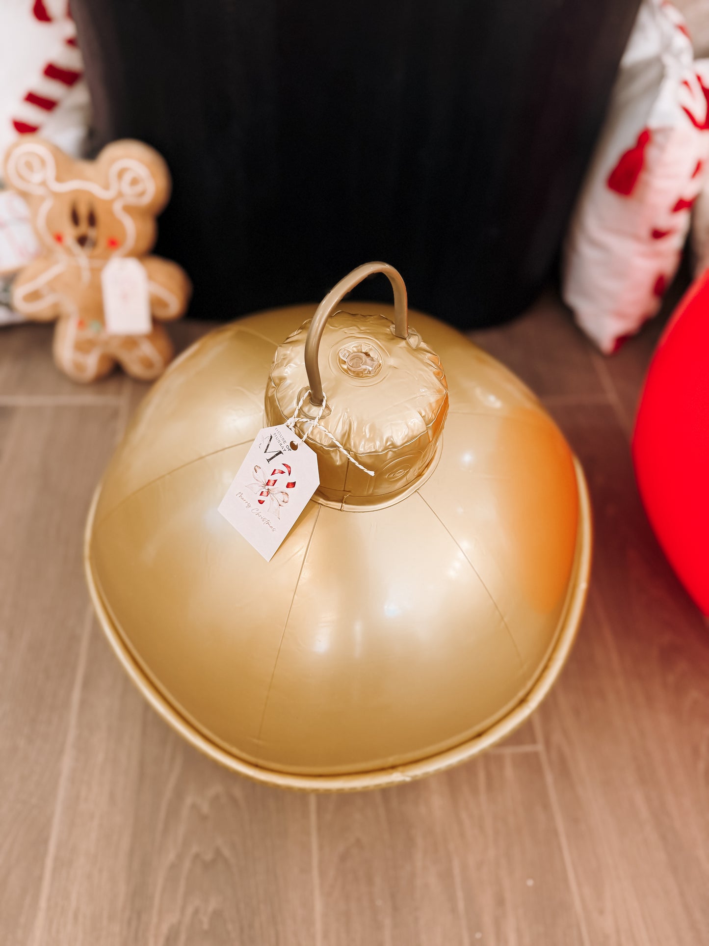 Giant Inflatable Gold Bauble