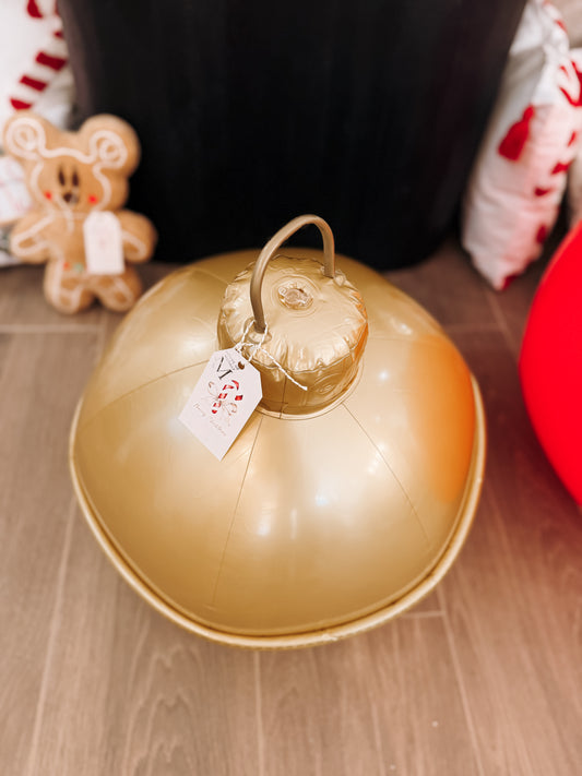 Giant Inflatable Gold Bauble