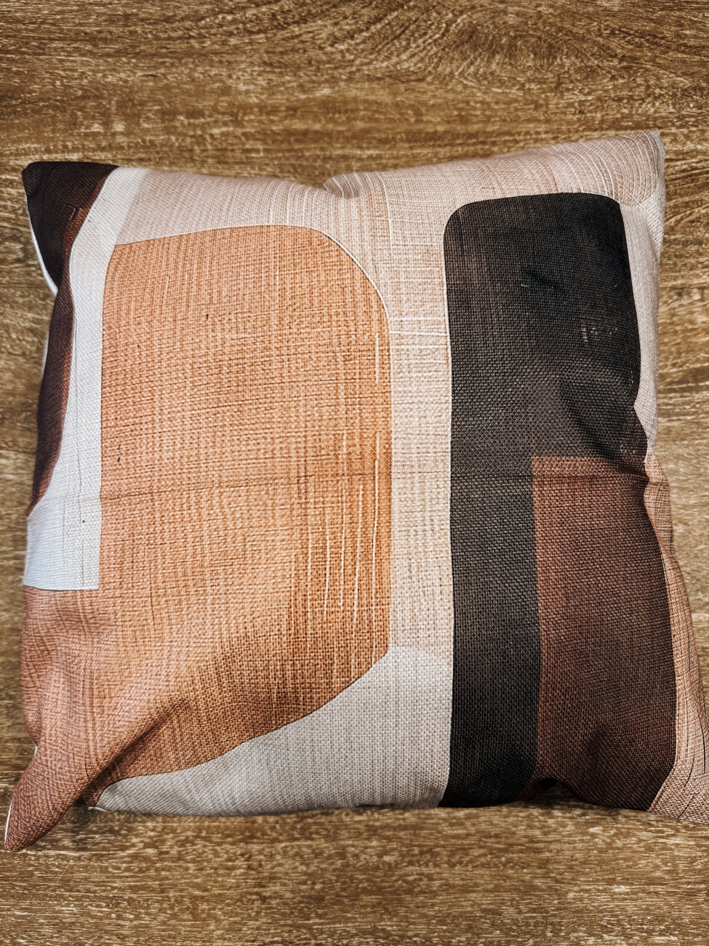 Abstract Block Cushion 45 × 45 cm – Includes Inner