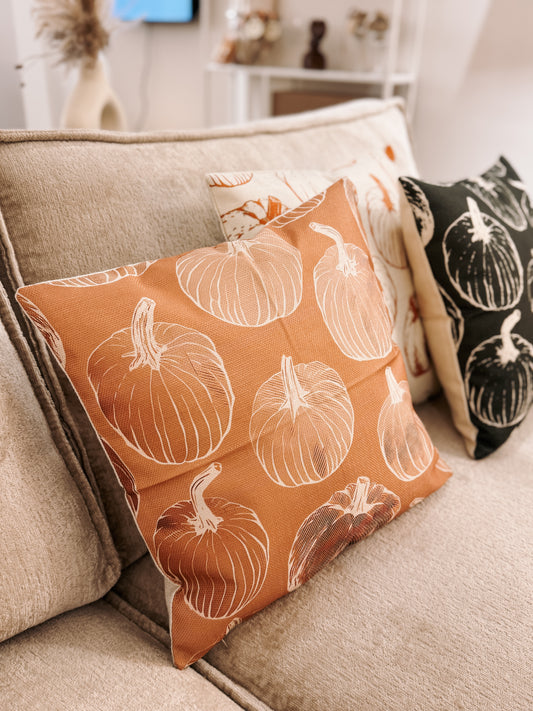 Autumn Pumpkin Cushion