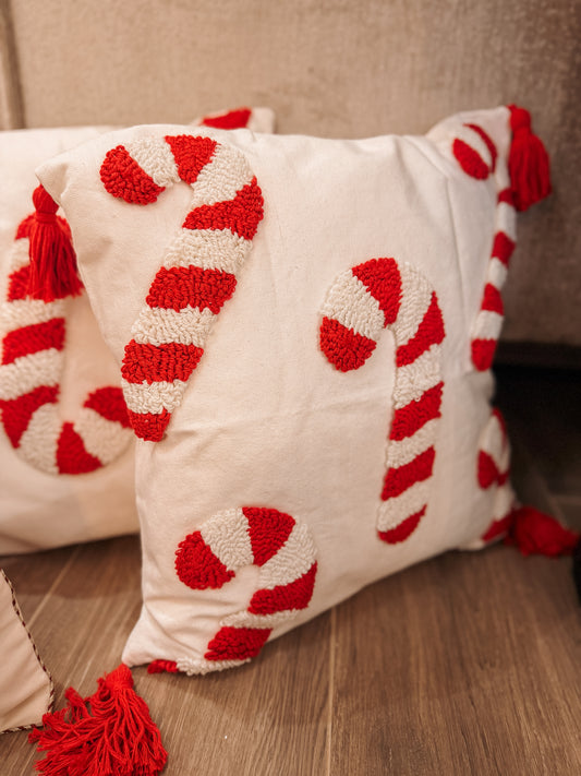 Candy Cane Christmas Cushion – 45 x 45 cm