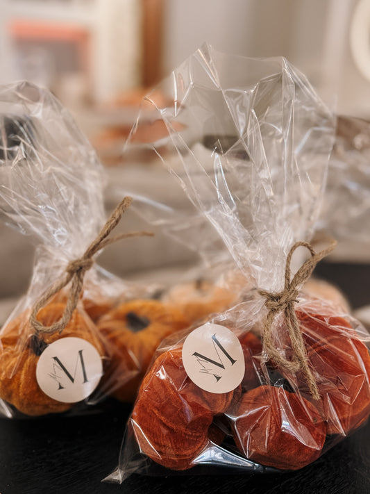 Velvet Pumpkin Set