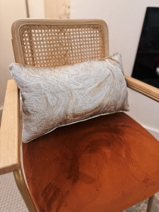 Marble Swirl Cushion 30 × 50 cm – Includes Inner