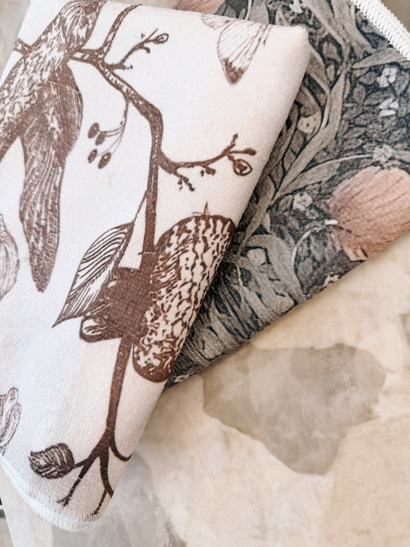 Pack of 2 Tea Towels | Botanical & Woodland Print
