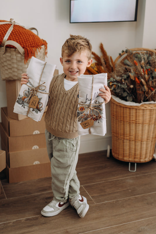 Hello Pumpkin Tea Towel Set