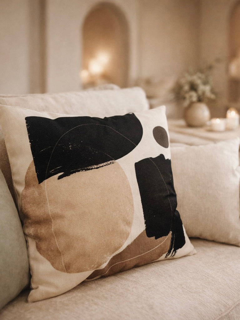 Abstract Geo Cushion