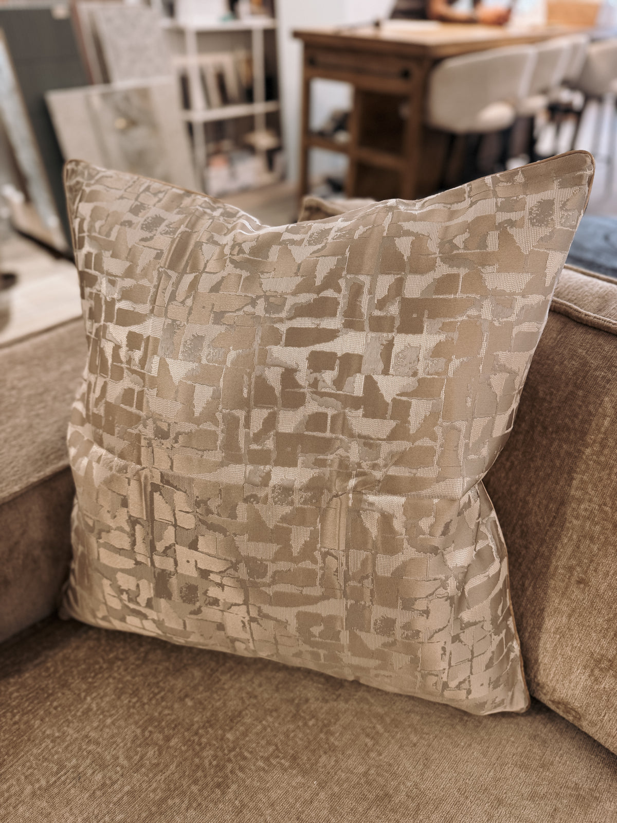 Luxe Champagne Cushion