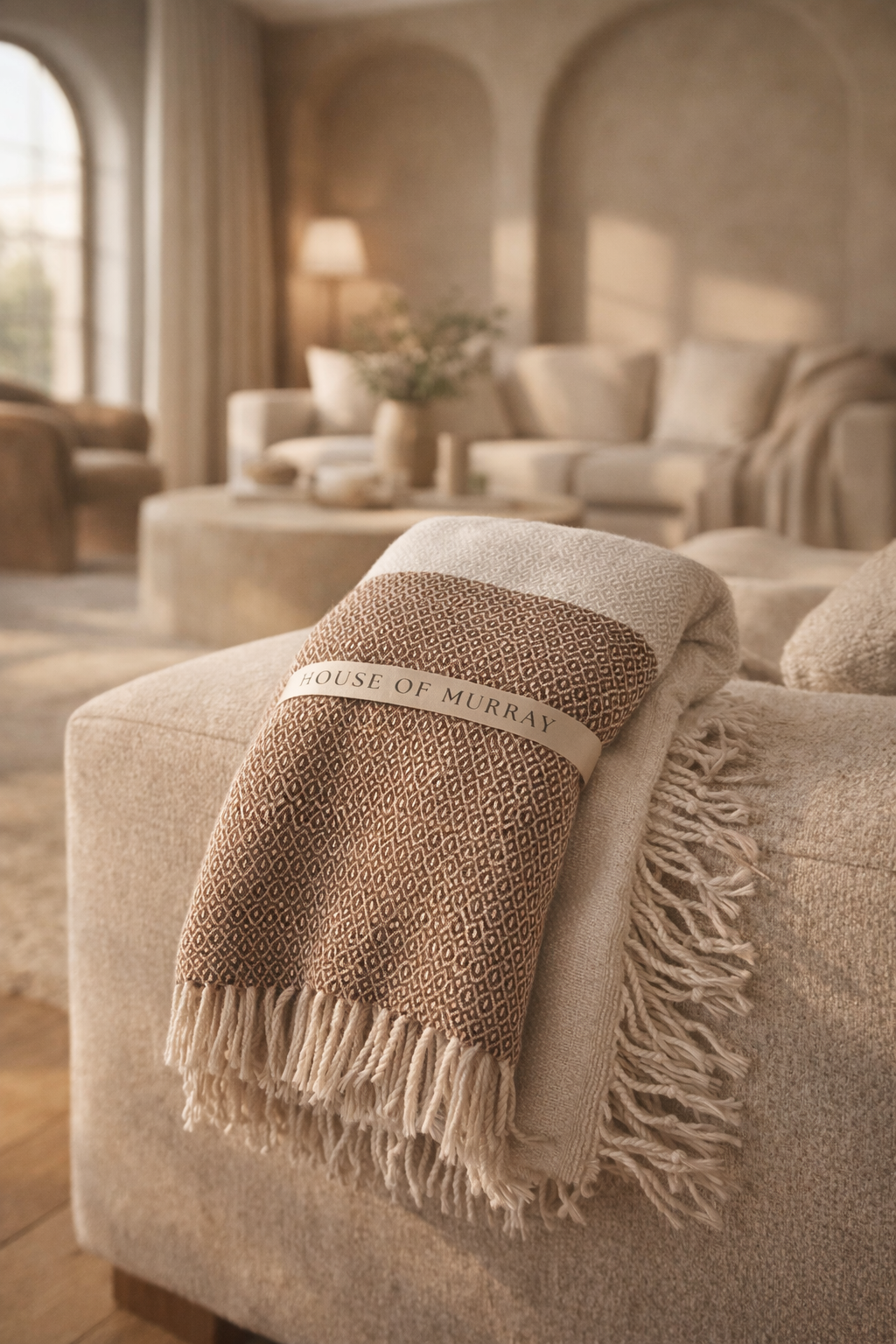 Woven Diamond Throw