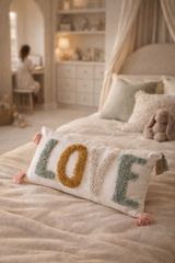LOVE Textured Cushion 30 x 50 cm