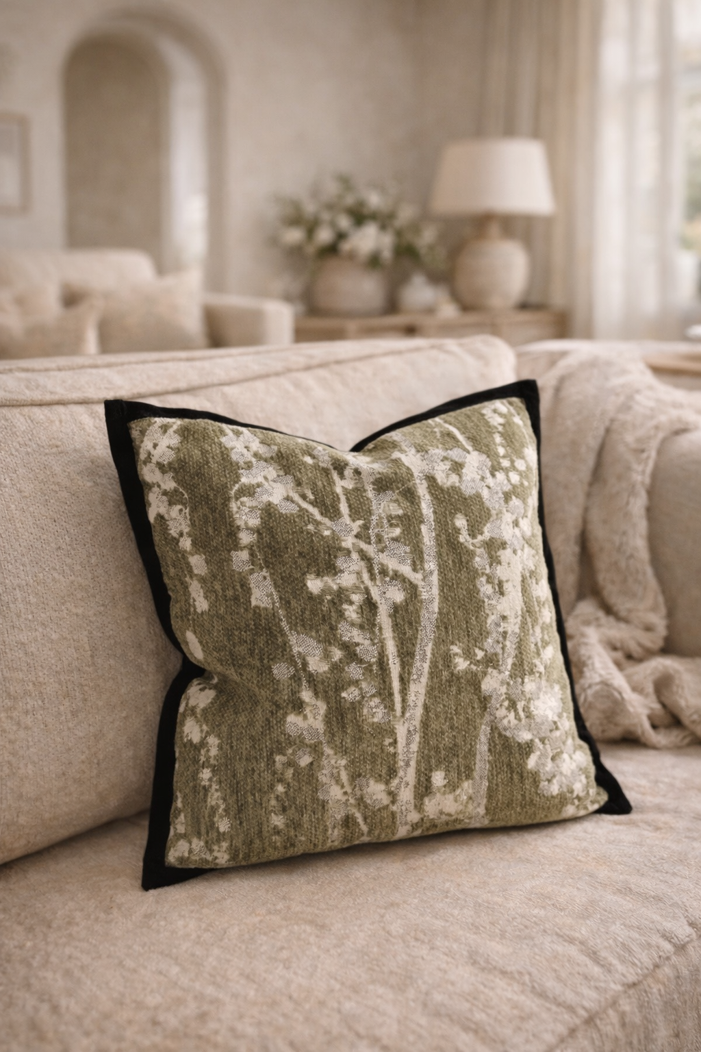 Botanical Weave Cushion
