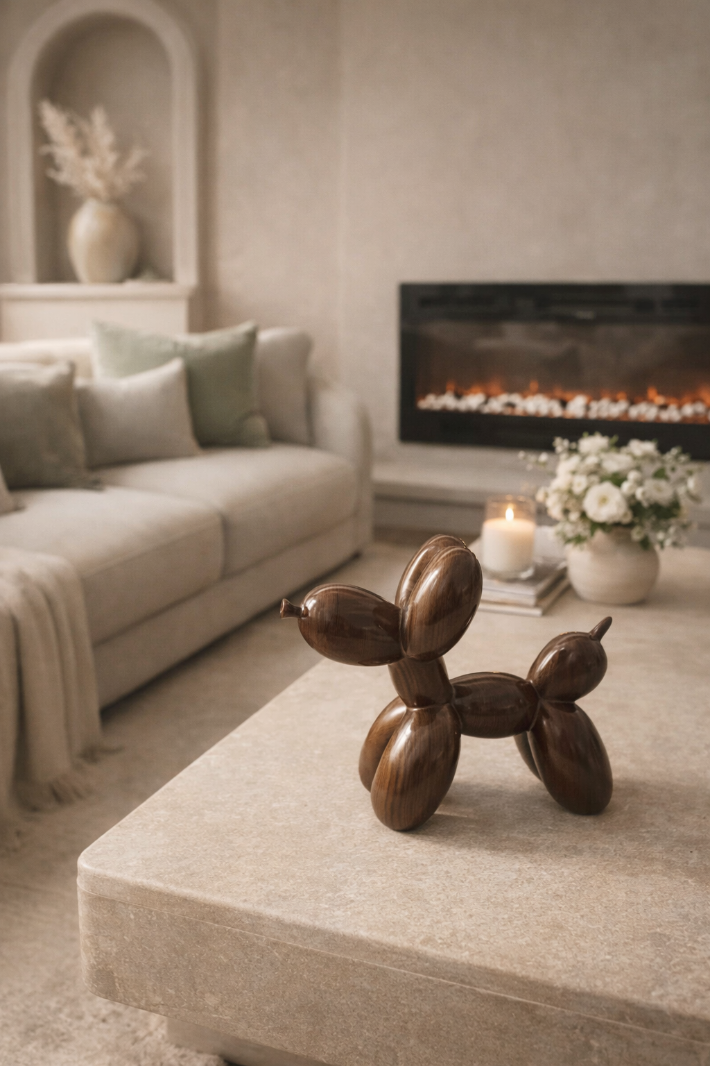 Acrylic Balloon Dog Sculpture