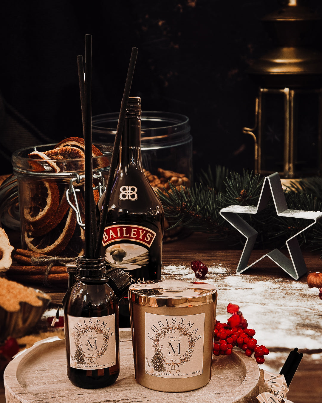 Christmas at House of Murray Candle – Irish Cream & Coffee 300 g