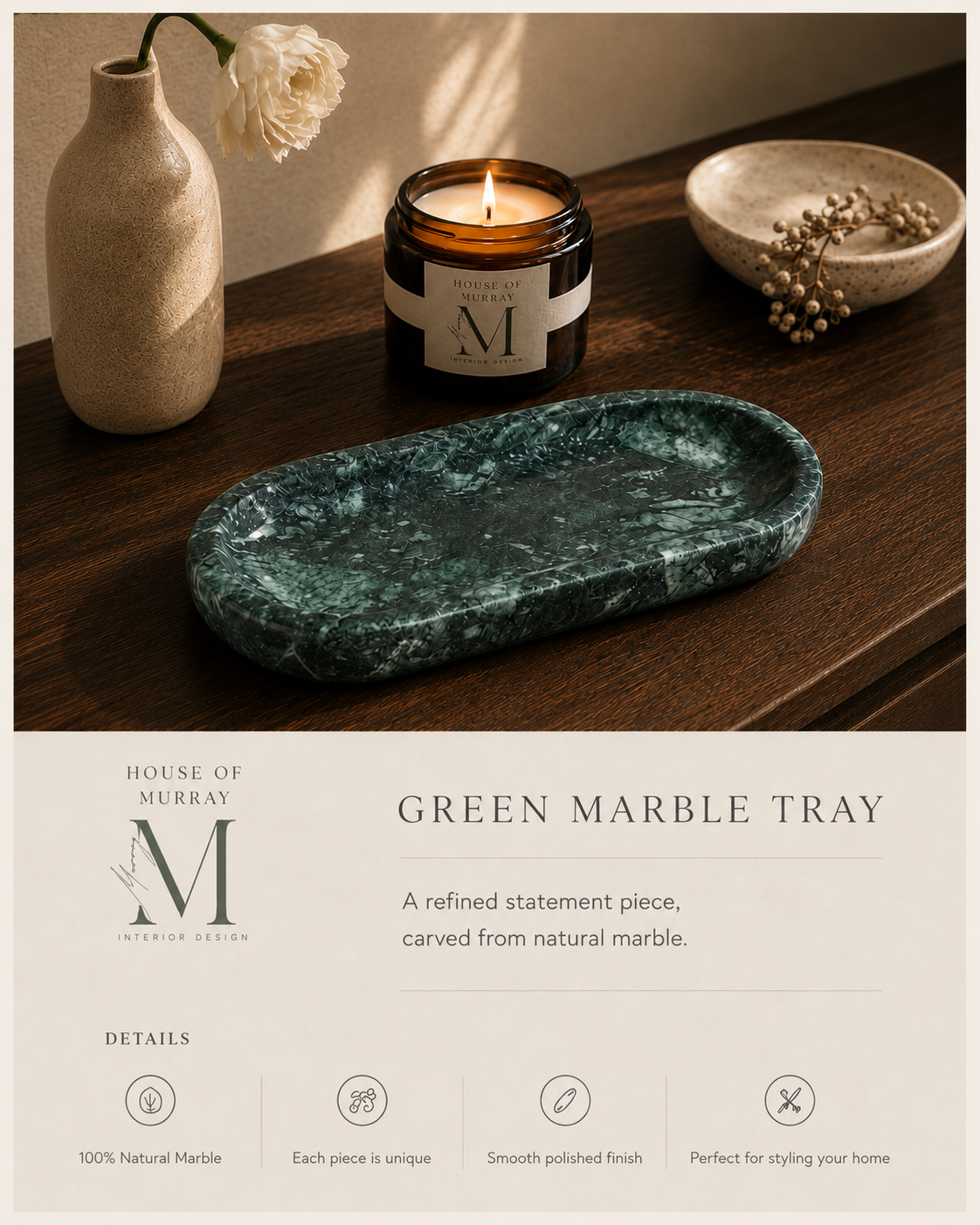 The Cove Stone Tray