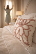 Blush Textured Loop Cushion 45 x 45 cm